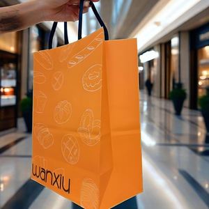 Bolsas de Papel Kraft Ecológicas Dinosource Confiables con Impresión Offset para Envasado de Alimentos al por Menor, Personalizables para Leche y Sushi - Product Image 6