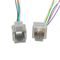623K RJ12 Connecteur 6P6C Prise avec Câble RJ11 Prise Modulaire Fil Femelle Ligne = 150MM