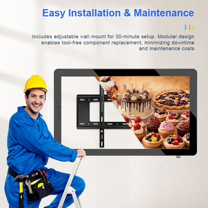 Pantalla Digital <span class=keywords><strong>de</strong></span> 55 Pulgadas para Menús, TV, Windows, Android, LCD, LED, Táctil, Publicitaria, con Brillo Alto para Exteriores - Product Image 4