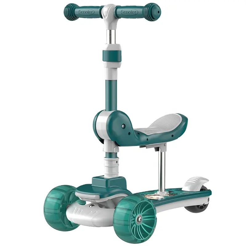 Wholesale roller/3 räder tretroller für kinder/Scooters für kinder im alter von 2-12 fahrt baby pedal one-legged schiebe roller