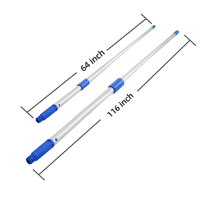 Poteau télescopique en alliage d'aluminium pour le nettoyage des vitres Outil portable pour les travaux de nettoyage à grande portée Poteau en aluminium à main - Product Image 6