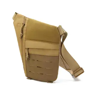 Custom Tactical Chest Bags 1000D Nylon Waterproof Crossbody Bags Casual Sports Sling Backpacks for Hiking Men's Messenger bags