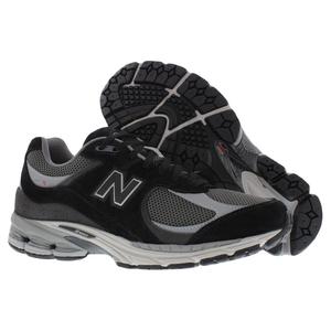 Chaussures de marche unisexes New Balance 2002R, noir et gris, empeigne en mesh, design offrant un bon maintien - Product Image 4
