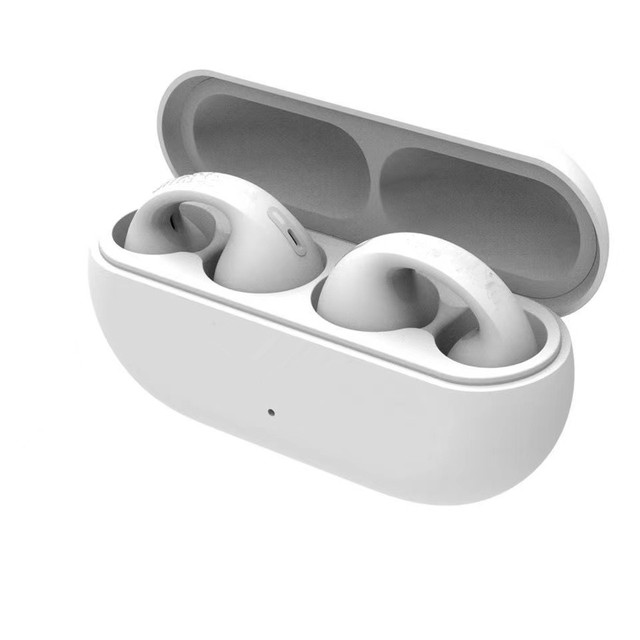 2025 Trend New Open Ear TWS Wireless Earphones LED Digital Display Clip-Ear Design Waterproof Sports Feature Stereo Sound TWS