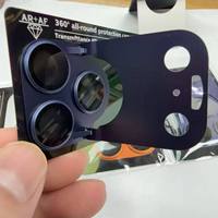 Support invisible réglable intégré en métal avec protection d'objectif en verre trempé pour iPhone 17 18 Pro Max