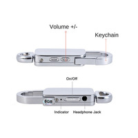 Grabadora Digital portátil S20 + de alta calidad, dictáfono, grabadora de voz pequeña, formato de Audio WAV, pluma de voz Magndigital duradera
