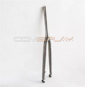 <span class=keywords><strong>Horquilla</strong></span> delantera de titanio COMEPLAY para bicicletas de carretera y montaña 700c, tamaño de <span class=keywords><strong>rueda</strong></span>, freno de disco, montaje de eje pasante - Product Image 5