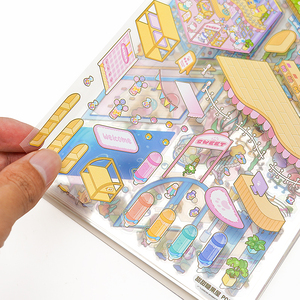 20in1 3D thu nhỏ Cảnh Phong cảnh dán bộ sưu tập Cuốn sách Album phim hoạt hình cảnh tự làm trang trí cabin phim hoạt hình lập thể - Product Image 2