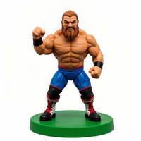 Grande figurine de lutteur, poupée de 6 à 7 pouces, figurines flexibles, jouets de collection pour enfants