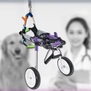 המוכר הטוב ביותר כלב רגליים אחוריות שיתוק סיוע לפציעה מתכווננת נכות מחמד לכיסא גלגלים לכלבים - Product Image 2