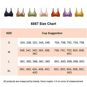 SM LXLロゴカスタム3234 36 38 ABCスモールおっぱいコンフォートワンピースアイスシルクゼリーストリップ通気性女性用女性用ブラ - Product Image 5