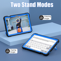Coque de tablette universelle en silicone pour enfants avec béquille pliable et support pour stylet pour Samsung Galaxy Tab S9 FE/S10 FE/S10 LITE
