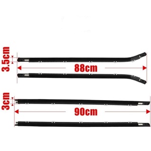 Dış otomatik pencere otomotiv araba kapı pencere hava şerit Hyundai I30 Fd Hatch kauçuk conta-2008 için 2011 kalıplama Weatherstrip - Product Image 4