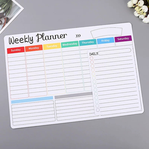 Mensuel Calendrier de Réfrigérateur Magnétique Tableau Blanc planificateur pour Cuisine - Product Image 4