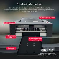 Automatische velinvoer digitale snijmachine 150 vellen 1500mm/s stappenmotor dubbele kop vouw- en snijplotter voor kaarten en labels