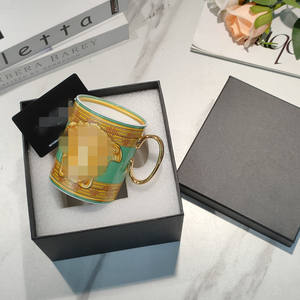 Nouvelle Tasse en Céramique de Porcelaine Fine Série Jungle Tiger, Coffret Cadeau, Logo Personnalisé, Capacité 200-300ml, Cadeau d'Affaires pour Petite Amie - Product Image 3