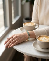 Bracelet jonc en or plaqué or à fermoir à charnière, avec cœur en émail rose découpé, pour enfants, bijoux de fête