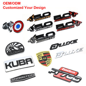 पेशेवर कस्टम इलेक्ट्रोप्लेट क्रोम एब्स प्लास्टिक 3 डी अक्षर कार ग्रिल प्रतीक चिन्ह स्वयं चिपकने वाला प्रतीक बैज - Product Image 2