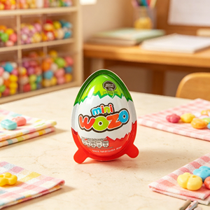Novelty <strong>Mini</strong> Wozo Sweet Chocolate <strong>Egg</strong> with Chocolate Cup and Toy <strong>Bulk</strong> Confectionery Supply Halal Certified - Product Image 5