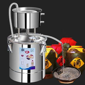 Waterdistilleerder Wijnstomer Brouwapparatuur Braadmachine Waterfilter Wijn Brandewijn Cognac Etherische Olie Brouwkit - Product Image 1