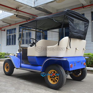 Voiture <span class=keywords><strong>de</strong></span> tourisme électrique <span class=keywords><strong>de</strong></span> luxe classique bleue haut <span class=keywords><strong>de</strong></span> gamme, modèle vintage décapotable, 4 roues, 4-6 places, garantie 2 ans, en promotion - Product Image 4