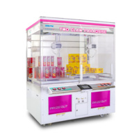 Machine de jeu d'arcade attrape-prix à double grue style japonais OFO, à monnayeur, pour 2 joueurs, directement d'usine