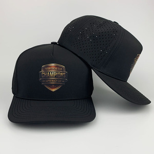 Mũ bóng chày, mũ golf chất lượng cao, chống thấm nước, có lỗ đục laser tùy chỉnh, làm từ chất liệu PVC cao su, dùng cho biểu diễn ngoài trời - Product Image 4