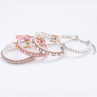 Collier en cuir multicolore pour chat, accessoire pour chien de petite et moyenne taille