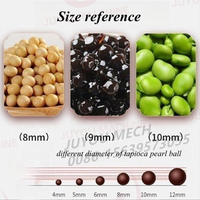 Machine à perles de tapioca entièrement automatique pour machine à perles de tapioca ronde Mini machine à popping Boba de table