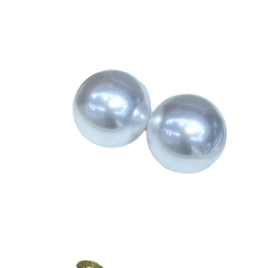 Boucles d'oreilles clous en argent sterling S925, perles de cristal rondes de qualité AAAA, style Ins Blogger <span class=keywords><strong>Fever</strong></span>, simples pour femmes - Product Image 1