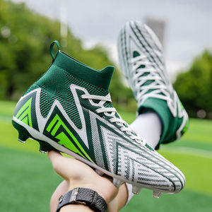 <span class=keywords><strong>Chaussures</strong></span> <span class=keywords><strong>de</strong></span> football professionnelles personnalisées à crampons hauts, crampons cassés, logos personnalisés, vente directe d'usine, unisexe, printemps été - Product Image 1