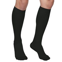 Bas de contention médicaux à bout fermé, hauteur genou, pour varices, compression 20-30 mmHg, prévention DVT, soulagement des jambes lourdes