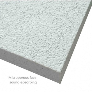 Panneaux insonorisants minéraux 600X600mm Conceptions ponctuelles Tailles standard Bord dissimulé <span class=keywords><strong>Laine</strong></span> <span class=keywords><strong>de</strong></span> <span class=keywords><strong>verre</strong></span> Panneau acoustique <span class=keywords><strong>Plafond</strong></span> - Product Image 4