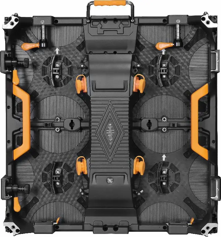 Canbest RX P2.6 P3.9 Painel de tela para palco de exposição com curvas internas, sistema de parede de vídeo LED preto, nunca pronto, painel de tela para palco