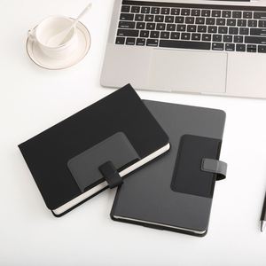 Carnet à anneaux A5 IStapromo, couverture rigide en cuir PU, planificateur remplaçable avec pochette, journal rechargeable pour affaires - Product Image 3
