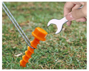 Piquets de tente en <span class=keywords><strong>plastique</strong></span> extra longs Offre Spéciale piquets de tente de camping de qualité supérieure - Product Image 4