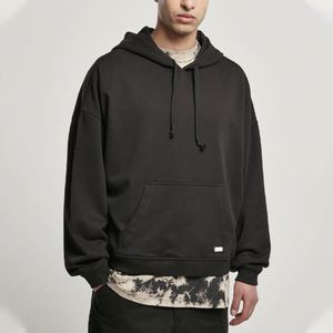 เสื้อฮู้ดดี้โอเวอร์ไซส์ผ้าคอตตอนถัก 100% ทรงหลวมไหล่ตก สไตล์สตรีทแวร์ ไซส์พลัส สำหรับผู้ชาย ฤดูใบไม้ร่วง - Product Image 6