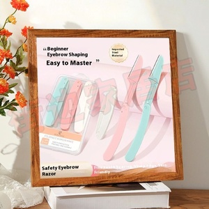 ที่กันคิ้วขนาดเล็กแบบพกพาสำหรับผู้หญิงใบมีดเดี่ยวพร้อมปลายแหลมสำหรับการดูแลความงามสำหรับนักเรียนมือใหม่ - Product Image 6