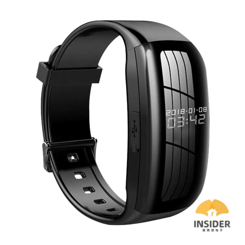 New Insider D5 Professional Smart Bracelet Recording Pen HD Noise Reduction Video Recorder Sports Mini Camera Smart Watch
