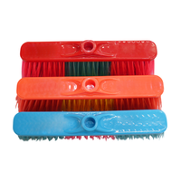 Tête de balai à tête filetée italienne Owentek Tête de balai en plastique poils durs en soie de glace Balai plat étendu Nettoyage de maison en gros