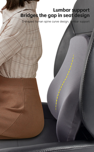 Almohada de soporte lumbar al por mayor/cojín trasero, <span class=keywords><strong>respaldo</strong></span> ortopédico de espuma viscoelástica <span class=keywords><strong>para</strong></span> silla de oficina de coche - Product Image 2