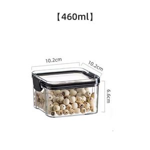 Conteneur de stockage alimentaire en plastique transparent personnalisé en usine, en matériau PET, boîte hermétique pour la cuisine - Product Image 6