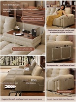 Canapé inclinable électrique moderne en tissu chenille Lawrence, fonction zéro mur, 3 places, convertible, réglable pour salon