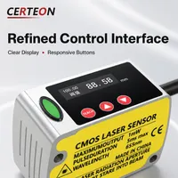 Capteur laser industriel RS485 Modbus RTU avec sortie analogique IP65 DC10-30V pour mesure précise capteur de distance laser