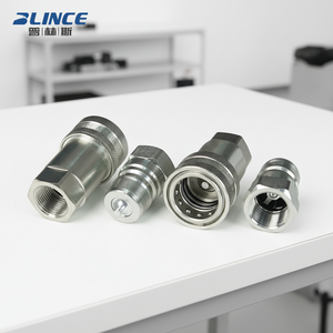 Raccord rapide hydraulique Blince 1 pouce NPT pour machines agricoles, ensemble de coupleurs à déconnexion rapide - Product Image 4