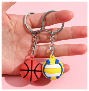 Llavero Deportivo con Diseño de Dibujos Animados, Personalizado, en 3D, para Regalo, con Temática de Fútbol, Baloncesto, <span class=keywords><strong>Tenis</strong></span>, Rugby, 2026 - Product Image 4