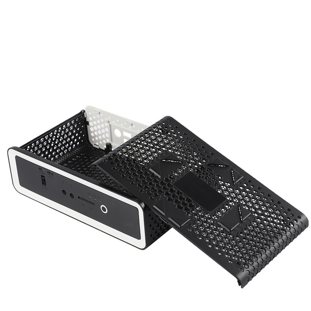 Custom case Box Metal Aluminum Front Panel Pcb for Computer Cabinet Mini Pcs case Pc Gaiming Fanless Mini-itx case