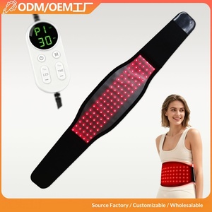 Nouvelle ceinture de physiothérapie infrarouge transfrontalière à 100 LED rouges, alimentation USB, cordon de 1,5 m, double bande chauffante pour voiture - Product Image 5