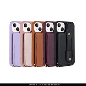 Nueva llegada Card Wallet Pu Funda de teléfono de cuero para <span class=keywords><strong>iPhone</strong></span> 12 <span class=keywords><strong>13</strong></span> 14 15 16 <span class=keywords><strong>Pro</strong></span> <span class=keywords><strong>Max</strong></span> Funda para teléfono móvil - Product Image 5