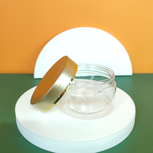 Bouteille Vide 100/200/300/400/500 ml Pots en Plastique Transparents Bouteille en Plastique <span class=keywords><strong>PET</strong></span> Transparent Matériau Écologique pour Aliments Miel Biscuits - Product Image 5